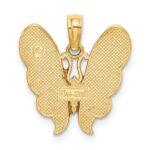 14K Multi-Color Enameled Butterfly Charm - Image 4
