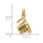 14K 3-D Black Enameled Measuring Cup Charm - Image 3