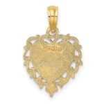 14K LOVE In Heart Charm - Image 4