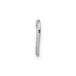 14K White Gold Mini Floating Heart Slide - Image 2