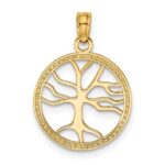 14K Small Family Tree Charm - Image 4