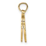 14K 2-Piece Handcuffs Charm - Image 2