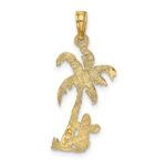 14K Palm Tree with Cactus Charm - Image 4