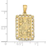 14K Jack of Hearts Playing Card Charm - Image 4
