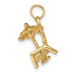14K 3-D Beach Chair with Umbrella Charm - Image 2