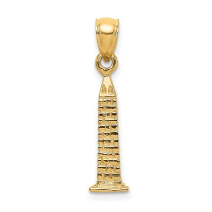 14K 3-D Washington Monument Charm