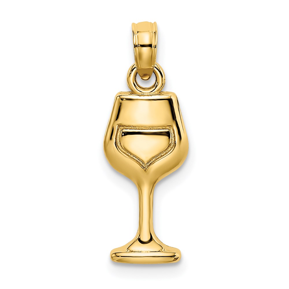 K7293.jpg 14K Wine Glass Charm - Image 1