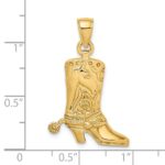 14K Cowboy Boot with Spur Charm - Image 3
