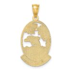 14K PUERTO RICO with Dolphin Sunset Scene Charm - Image 4
