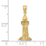 14K Lighthouse With Seagulls Charm - Image 3