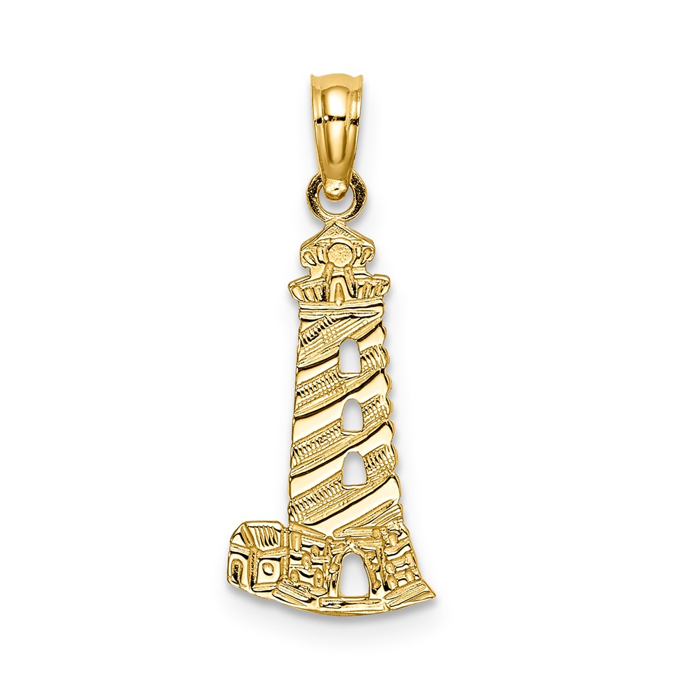K7379.jpg 14K Lighthouse Charm - Image 1