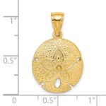 14K Sand Dollar Charm - Image 3