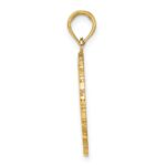 14K JAMAICA and Palm Tree Disk Charm - Image 2