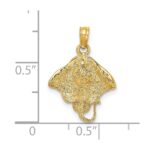 14K Stingray Charm - Image 3