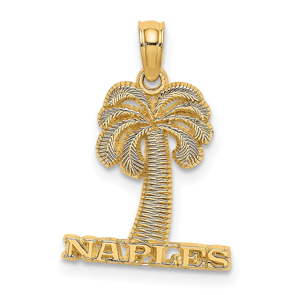K7565.jpg 14K NAPLES Palm Tree Charm - Image 1
