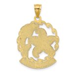 14K FLORIDA Starfish and Dolphin Wave Charm - Image 4