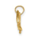 14K Textured 2-D Marlin Fish Charm - Image 2