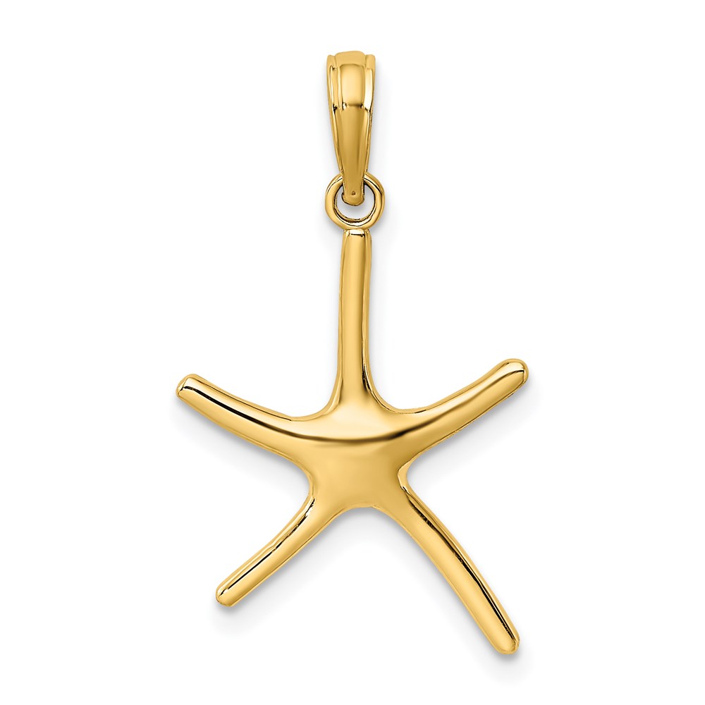K7671.jpg 14K Dancing Starfish Charm - Image 1