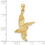 14K 3-D Pelican Flying Charm - Image 3