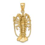 14K Large Florida Lobster Charm - Image 4
