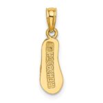 14K 3-D REHOBOTH Single Flip-flop Charm - Image 4