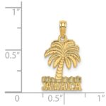 14K JAMAICA Under Palm Tree Charm - Image 3