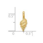 14K Mini Conch Shell Charm - Image 3