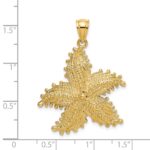 14K Large Starfish Charm - Image 3