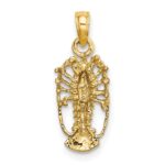 14K Small Florida Lobster Charm - Image 3