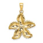 14K Textured Starfish Charm - Image 4