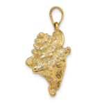 14K 3-D Conch Shell Charm - Image 2
