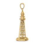 14K 3-D SANIBEL ISLAND Lighthouse Charm - Image 2