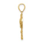 14K 2-D CURACAO On Palm Tree Charm - Image 2