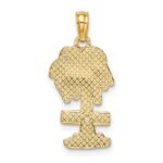 14K 2-D ST. MARTIN On Palm Tree Charm - Image 4