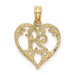 14K 21 In Heart Charm - Image 4