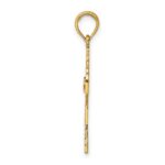 14K Claddagh Cross Charm - Image 2