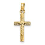 14K Polished Cross Charm - Image 4
