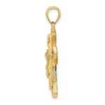 14K Fancy Crucifix Charm - Image 2