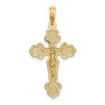 14K Crucifix with Fancy Tips Charm - Image 4