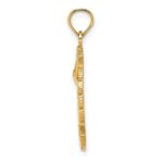 14K JAMAICA with Bird in Circle Charm - Image 2