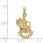 14K CHARLESTON SCENE with Horse/Cart/House Charm - Image 3