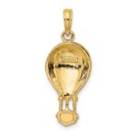 14K Polished Hot Air Ballon Charm - Image 4