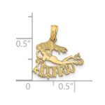 14K AQUARIUS Zodiac Charm - Image 3