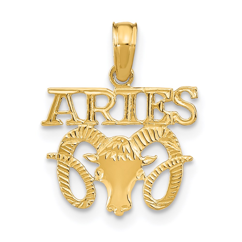 K8946.jpg 14K ARIES Zodiac Charm - Image 1