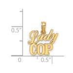 14k LADY COP Charm - Image 3