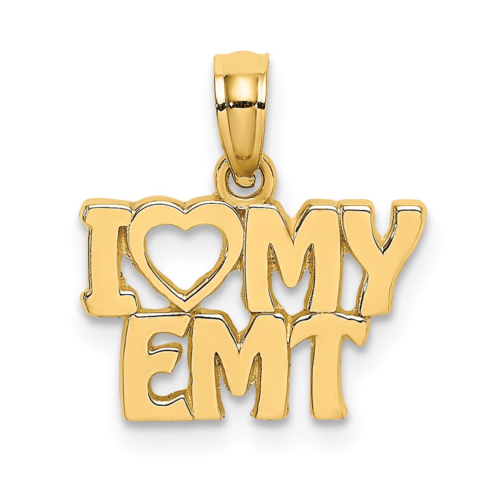 K917.jpg 14k I HEART MY EMT Charm - Image 1