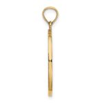 14k and White Rhodium Reversible CHILDS PRAYER Girl/NOW I LAY ME DOWN TO SLEEP Charm - Image 2