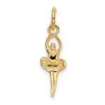 14k Polished Ballerina Charm - Image 2
