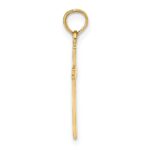 14k Polished Cross Pendant - Image 2