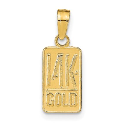 14k GOLD Pendant